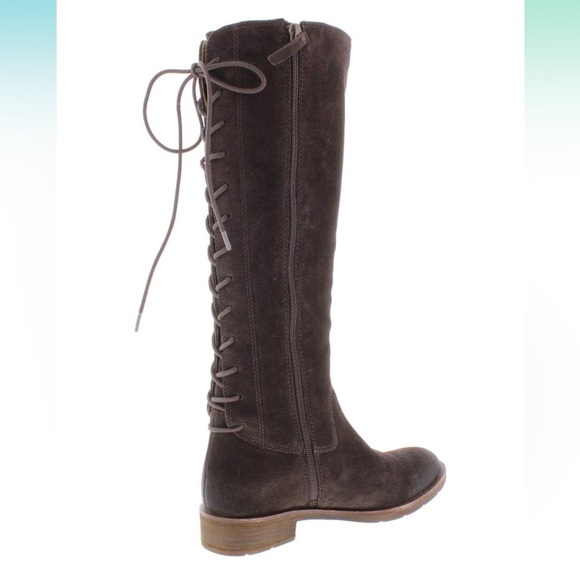 NWT** Sofft Sharnell II Suede Tall Lace Boot *damage* - Picture 2 of 10